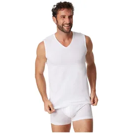 SCHIESSER Herren Tanktops im Pack - Serie "95/5", Vorteilspack, V-Neck, S-XXL Weiß M