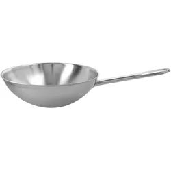 Demeyere Apollo 7 Wok flacher Boden 26 cm, 18/10 Edelstahl