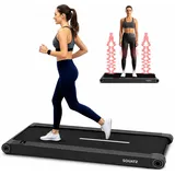 SQUATZ 2-in-1 Walking Pad Laufband, klappbar und platzsparend, ideal für Zuhause und Büro, unter Schreibtisch nutzbar, mit Vibrationsplatte, leisem Motor, bis 120 kg