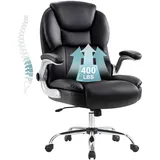 IWMH Chefsessel Kunstleder Schwarz