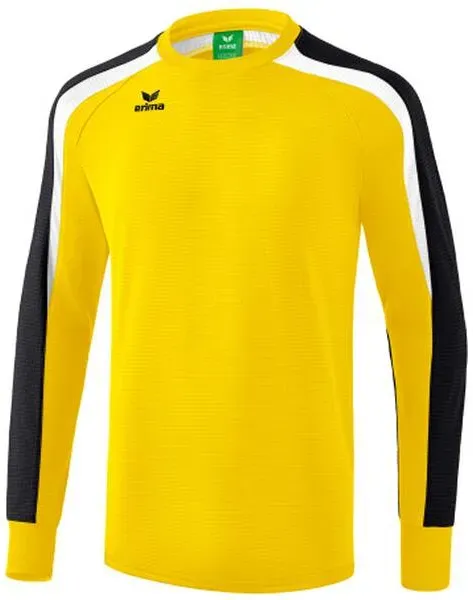 ERIMA Kinder Liga 2.0 Sweatshirt, Gelb/Schwarz/Weiß, 128