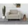 PLACES OF STYLE Loveseat »Pinto 105 cm, Cord, Chenille, Lederoptik«, mit Keder, Metallfüßen und auch in Cord Bezug erhältlich