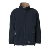 Planam Fleecejacke Stream - 3XL marine/camel
