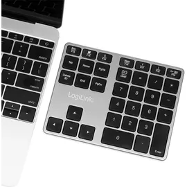 Logilink Keypad - Aluminium, Space Grey, Bluetooth (ID0187)