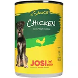 Josera JosiDog Huhn in Sauce 5 x 415g für ausgewachsene Hunde + 1 Dose GRATIS