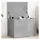 vidaXL Aufbewahrungsbox Truhe 60 x 42 x 46 cm 1-tlg. grau