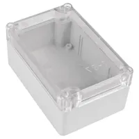 TRU Components TC-7910740 Universal-Gehäuse ABS-PC Grau 1St.