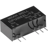 MEAN WELL MW DPUN02M-12 DC/DC-Wandler +12 V/DC, -12 V/DC 83mA 2W Anzahl Ausgänge: 2 x Inhalt 1St.