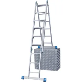 Krause Stabilo Gelenk-Combileiter 2 x 3 und 2 x 6 Sprossen