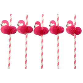 Papstar Trinkhalme Papier Ø 6 mm 500 St. Pink/Rosa