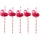 Papstar Trinkhalme Papier Ø 6 mm 500 St. Pink/Rosa
