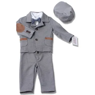 HOBEA-Germany Taufanzug Paul 5-teilig grau