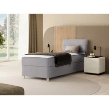 beautysofa DONNA MINI 100 x 200 cm Grau