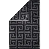 CAWÖ Handtücher Noblesse Elegance Allover 1088 anthrazit - schwarz - BL 30x50 cm