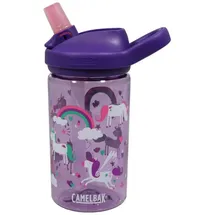 CamelBak Kinder Trinkflasche Eddy+ Plus Kids, 400 ml, Einhorn Regenbogen - Lila, 2282, Einheitsgröße