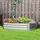 Outsunny Hochbeet 120 x 90 x 30 cm Silber