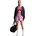 Dri-FIT High-Waist 3 2in1 Shorts Damen lt Magenta/White M