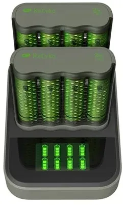 ReCyko 2x Speed-oplader M451 (USB) med ladestat