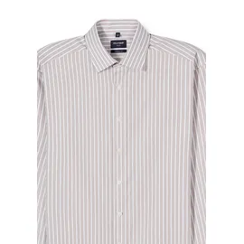 Olymp Businesshemd OLYMP "OLYMP Luxor, modern fit, New Kent", Herren, Gr. 40, Normaler Arm, beige (nougat), 100% Baumwolle, Hemden