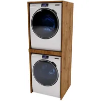 craftpak Waschmaschinenschrank 66 x 180 x 65 cm Braun