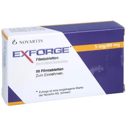 Exforge 5 Mg/80 mg Filmtabletten 56 St