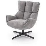 lookway Drehsessel COZY Textil 72 x 87 x 79 cm Grau