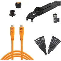Tether Tools Mobile Tethering Kit Large Optima 10G gerade 1,8m,