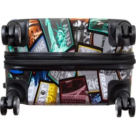warenhandel könig Hartschalen Trolley Tourist Attractions 4-Rollen Cabin 67 cm / 66 l bunt