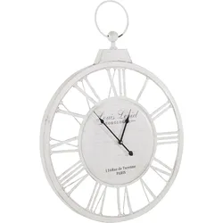 Home affaire Wanduhr »Leonique«, römische Ziffern, 58 cm Home affaire weiß