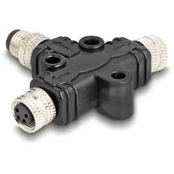 Delock Netzwerk-Splitter - 4-poliger M8 (M)