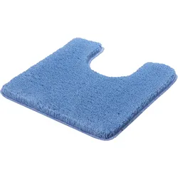 Badematte »RELAX«, rutschhemmend beschichtet, fußbodenheizungsgeeignet, Badteppich, Uni Farben, rechteckig, rund & als Set erhältlich, 36631609-14 azur 1 St.
