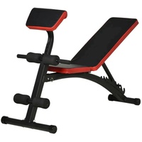 Rootz Hantelbank – Multifunktionale Hantelbank – Zuhause – Büro – Fitnessstudio – 145 cm x 52 cm x 79–105 cm