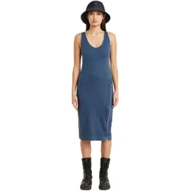 G-Star Overdyed Kleid Asymmetrisch Blau M