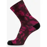 VAN RYSEL EDR Radsocken 39-42 Grün/Rosa/Schwarz