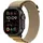Apple Watch Ultra Alpine Loop 49 mm Mandel Titan Schwarz Medium