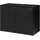 [en.casa] Waschbeckenunterschrank Skelbolu mit 2 Türen 80x60x40cm Schwarz [en.casa]
