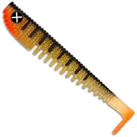 Monkey Lures King Lui - 7,5 cm, 10 cm, 12,5 cm, 14 cm - Big L Köder, Gummifisch, Angelköder, Softbait, Zanderköder, Kunstköder Angeln, Gummiköder (Perchzilla - leicht UV aktiv, 12,5 cm)