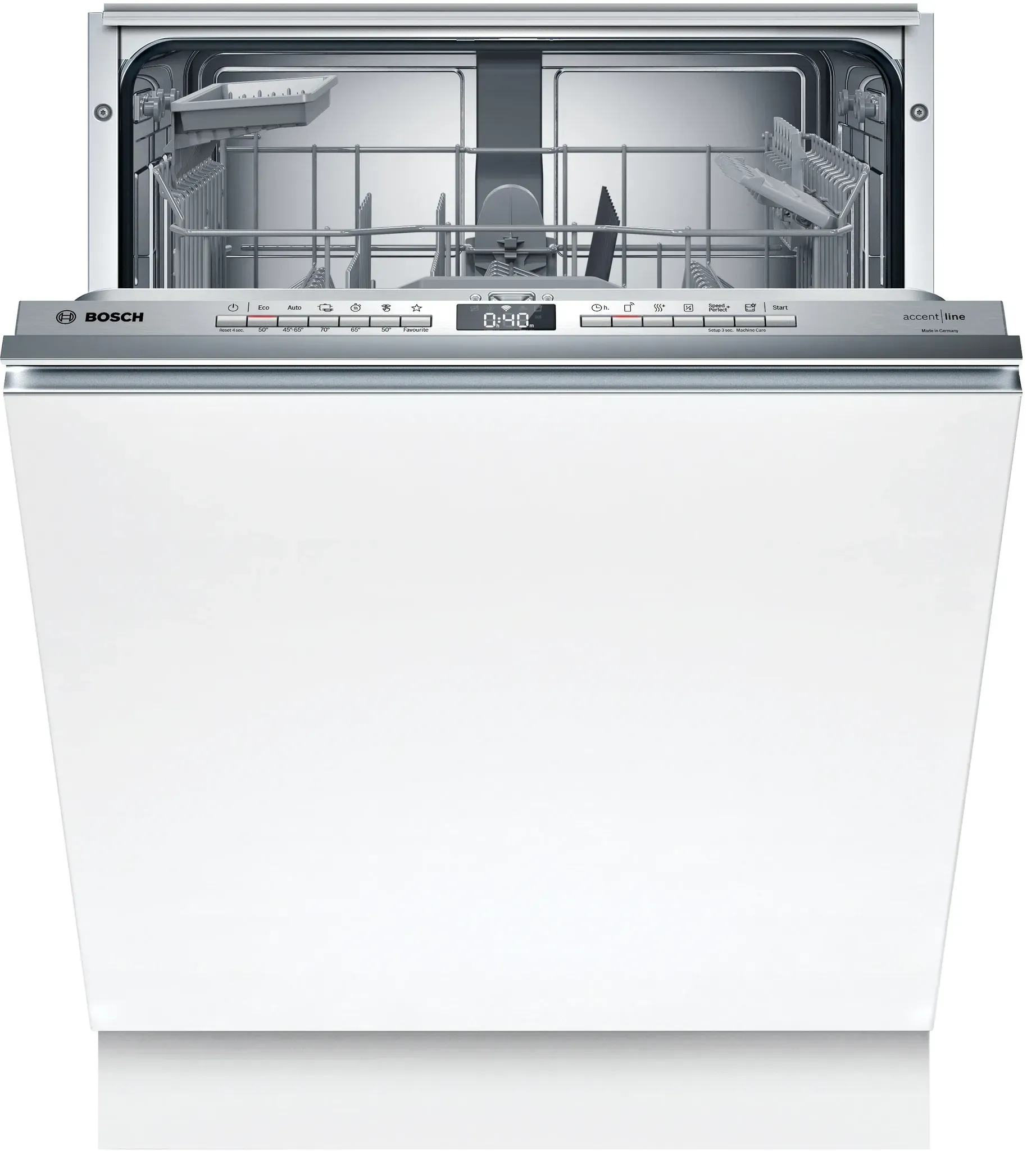 Bosch SBH4HB808E Serie 4, Vollintegrierter Geschirrspüler, 60 cm, XXL, VarioScharnier