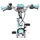 vidaXL Kinderfahrrad 18 Zoll weiß