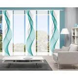 HOME WOHNIDEEN »OPALIA 5ER SET«, (5 St.), HxB: 245x60 blau