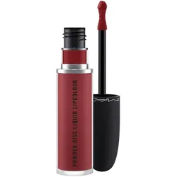 MAC Powder Kiss Liquid Lippenfarbe Fashion Emergency 5 ml Braun 