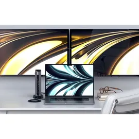 Satechi Multimedia Pro Dock + USB Hub, Grau,