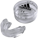 adidas Erwachsene Double CE Senior Mundschutz, Transparent, One Size