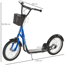 Homcom Kinderroller Blau/Weiß