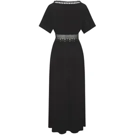 LASCANA Strandkleid Schwarz 46
