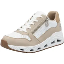 Rieker Sneaker Damen Weite M Beige/Weiß 37