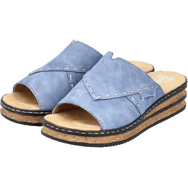 Rieker Pantolette blau, lightblue