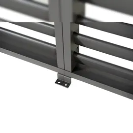 BEST Freizeitmöbel Louvre Wand 123 cm anthrazit