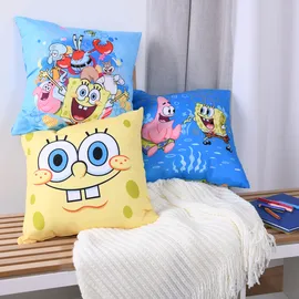 Spongebob Sponge Bob Dekokissen 40 x 40 cm Bunt