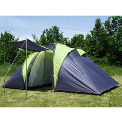 EXPLORER Familienzelt »Sierra 6«, BxHxL: 210 x 180 x 520 cm, mit 2 Schlafkabinen - gruen